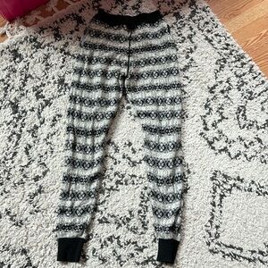 Diesel sweater knit fair isle trousers